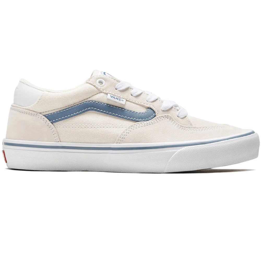 Vans Rowan Pro Skate Shoes Cream Light Navy 11.5