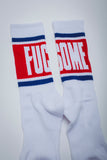 Big Stripe Sock 2023 FA Summer GraphicDetail Accessories BigStripeSock WhiteRed Detail