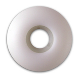 Blank Skateboard Wheels - White 55mm featured product image on white background