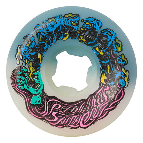 Slime Balls Hairballs 50-50 Teal/White 54mm 95a Wheels