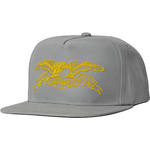 ANTI-HERO BASIC EAGLE SNAPBACK HAT GUNMETAL/GOLD