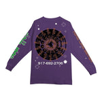 917 HIPPY PURPLE LONG SLEEVE TEE