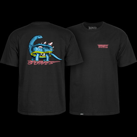 Bones Dino - Sortas black tee