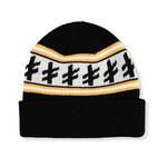 DEATHWISH GANG LOGO BEANIE BLACK/YELLOW