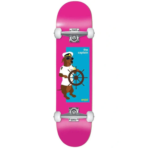 Enjoi The Captain Yth First Push Pink 7.25" Skateboard Complete