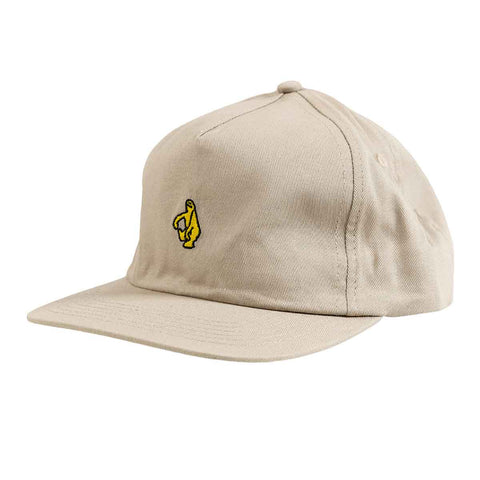 Krooked Shmoo Snapback Hat Natural/Gold