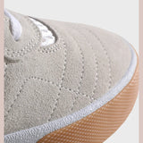 Lakai Cambridge Skate Shoe in White Suede with Parisian Gum Sole – Vulcanized with PARA-MOUNT™ Outsole