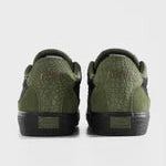 Lakai Essex Skate Shoe in Black Gator Gold – Vulcanized with 3D Printed Texture and PARA-MOUNT™ Outsole