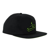 Last Call Snapback Mid Profile Unisex Creature Hat Black