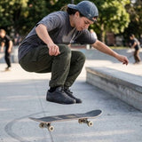 Lakai Cambridge Skate Shoe in Charcoal Suede – Vulcanized with PARA-MOUNT™ Outsole