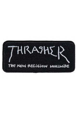 THRASHER NEW RELIGION PATCH BLACK