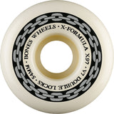 BONES WHEELS X-Formula Skateboard Wheels XF 54 V7 DOUBLE LOCKS X97 4PK
