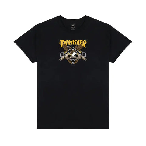 Thrasher x anti hero eaglegram black