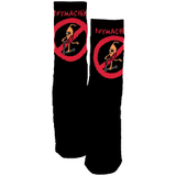 Toy Machine No Scooters Crew Socks - Black
