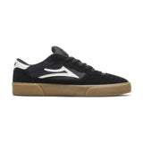Lakai Cambridge Skate Shoe in Black/Gum Suede – Vulcanized with PARA-MOUNT™ Outsole product image on white background