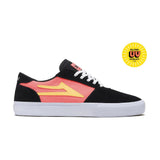 Lakai Manchester Black/Red UV Suede product image on white background