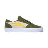Lakai Manchester Chive Suede product image on white background