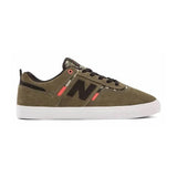 New Balance NUMERIC NM306NDT Olive Orange Jamie SKATE SHOE product image on white background