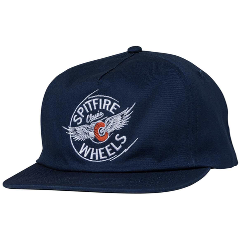 spitfire flying classic snapback hat navy