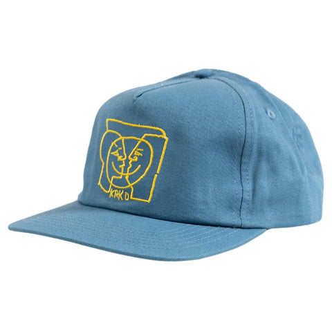 KROOKED MOONSMILE BLUE SNAPBACK HAT