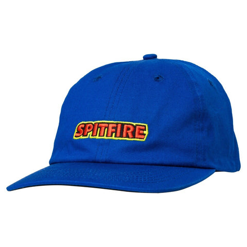 Spitfire lil beatdown script strapback hat blue