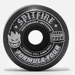 Spitfire Formula Four Full Conical 54mm 99a Black Skateboard Wheels