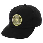 Spitfire Wheels Skateboard Hat Swirl Classic Patch Snapback Black/Yellow