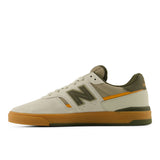 New Balance Numeric Jamie Foy 306 Cup Timberwolf/Dark Moss New Balance Numeric skate shoe