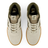 New Balance Numeric Jamie Foy 306 Cup Timberwolf/Dark Moss low top skate shoe detail