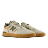 New Balance Numeric Jamie Foy 306 Cup Timberwolf/Dark Moss skate shoe side view