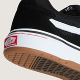 Vans Skate Kyle Walker Wafflecup Black/White heel and gum outsole detail