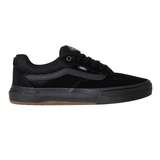 Vans Skate Kyle Walker Wafflecup Shoes - Blackout right-facing product image on pure white for Parkside Skateshop
