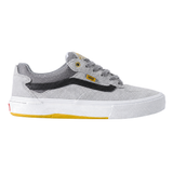 Vans Skate Kyle Walker Wafflecup Shoes - Light Grey right-facing product image on pure white for Parkside Skateshop
