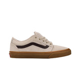 Vans Skate Chukka Low Sidestripe Taupe Mist single shoe side profile on white