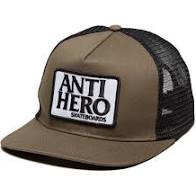 ANTI HERO RESERVE PATCH HAT BROWN BLACK