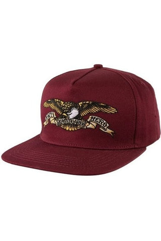 ANTI HERO SKATEBOARDS EAGLE SNAPBACK DARK RED