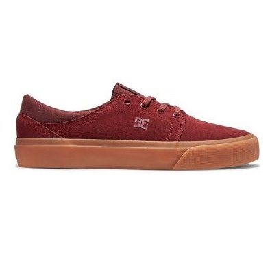 DC SHOES TRASE BURGUNDY SKATE SHOES
