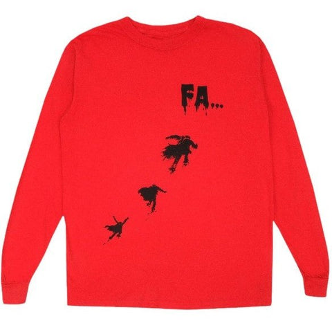 FUCKING AWESOME SKATBOARDS RUNAWAY L/S TEE SCARLET