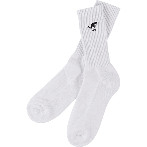Foundation Push Crew Socks - White
