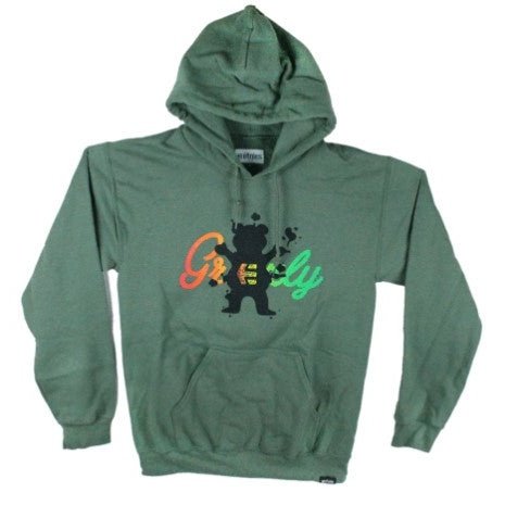 GRIZZLY GRIPTAPE ETNIES/GRIZZLY HOODIE MILITARY GREEN