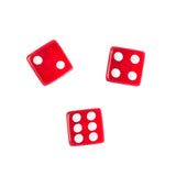 INDEPENDENT BTG SHEAR DICE SET BLACK/RED