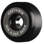 Mini Logo Skateboard Wheels A-cut "2" 101A Black 4pk