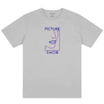 PICTURE SHOW NEON TEE SILVER