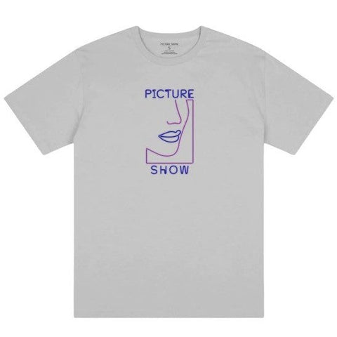 PICTURE SHOW NEON TEE SILVER