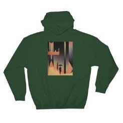 PICTURE SHOW VISITOR PULL OVER HOODIE FOREST