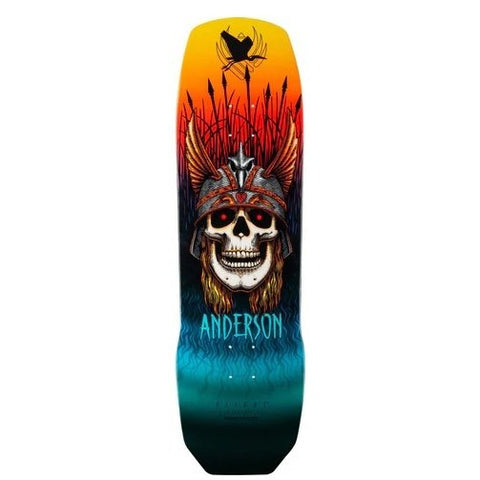 POWELL PERALTA PRO ANDY ANDERSON HERON SKULL 9.13" X 32.8" FLIGHT SKATEBOARD DECK