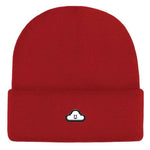 THANK YOU SKATEBOARDS CLOUDY BEANIE RED