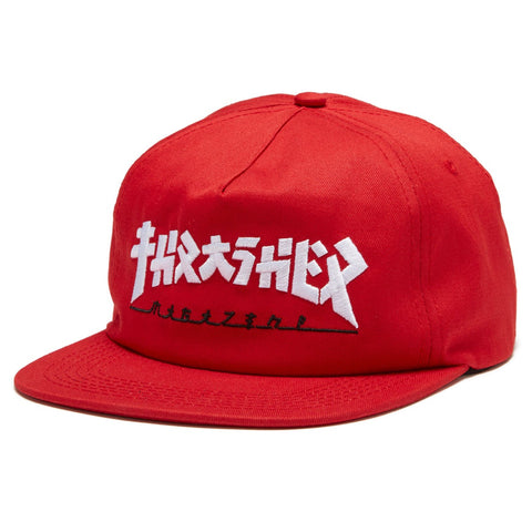 THRASHER - GODZILLA SNAPBACK HAT | RED