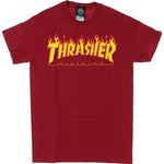 Thrasher Flame T-Shirt - Cardinal
