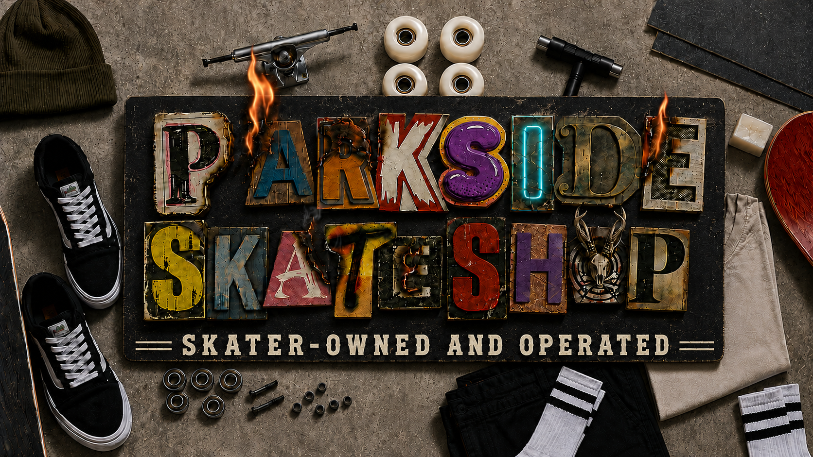 Parkside Skate Shop - skater-owned and operated